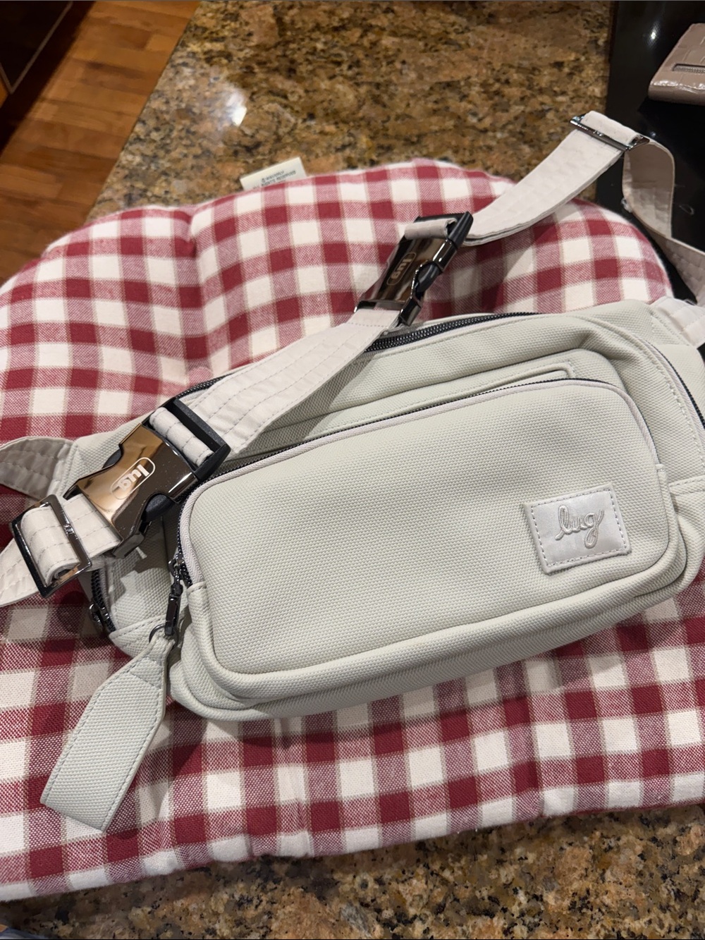 lug Cream Crossbody Hitch Belt Bag